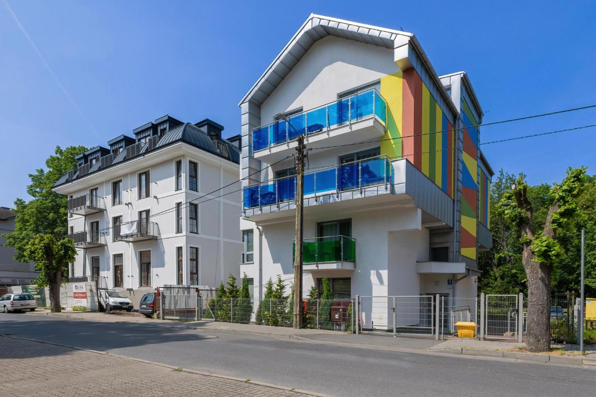 Kolorowe Balkony - Stylowy Apartament Nad Morzem By Noclegi Renters Мендзыздрое Экстерьер фото